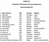 Valgliste felleslista