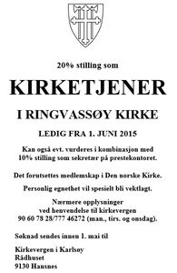 Kirketjener Ringvassøy