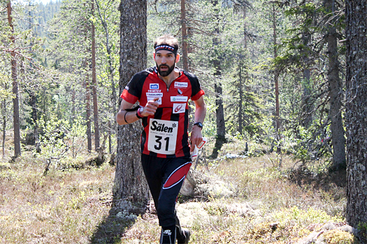 Thierry Gueorgiou underveis i Sälen 3+3. Foto: Jimmy Birklin.