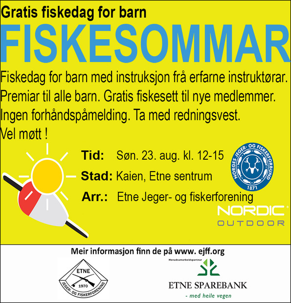 Annonse Fiskesommer 230815
