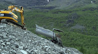 Her lagres tunnelmasser fra Nordnesfjellet i Nállavuohppi