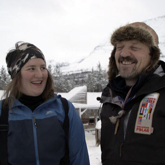 Nora Själin og Tom Frode Johansen er i full trening før det 1600 km lange hundeløpet Yukon Quest i Alaska.