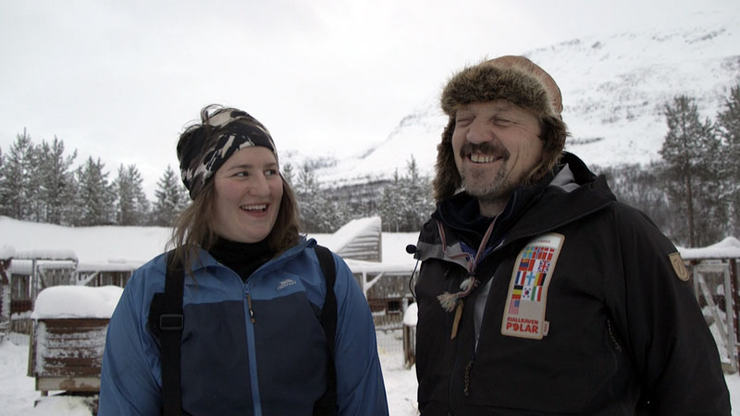 Nora Själin og Tom Frode Johansen er i full trening før det 1600 km lange hundeløpet Yukon Quest i Alaska.