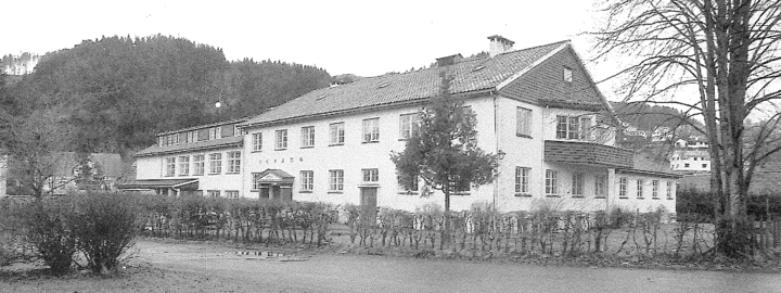 Gamle Vevang: Dei første åra heldt Dale vidaregåande skule til i lokala der det tidlegare hadde vore realskule. (Foto: Olav Øygard/Firda) Bilete av Vevang