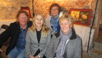 Stein Olsen og Berit Paulsen fra Karlsøya, Ann-Helen Hansen fra Reinøya og næringskonsulent Laila B. Johansen.