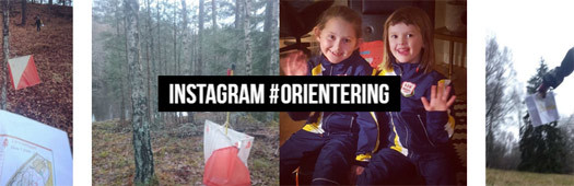 Slik oppfordrer Svenske Orienteringsforbundet sine besøkende til å synliggjøre orienteringsbilder på Instagram.