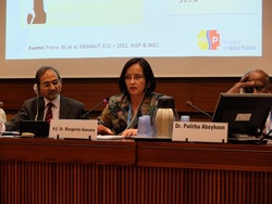 Minister of Health, Ecuador, H.E. Margarita Guevara