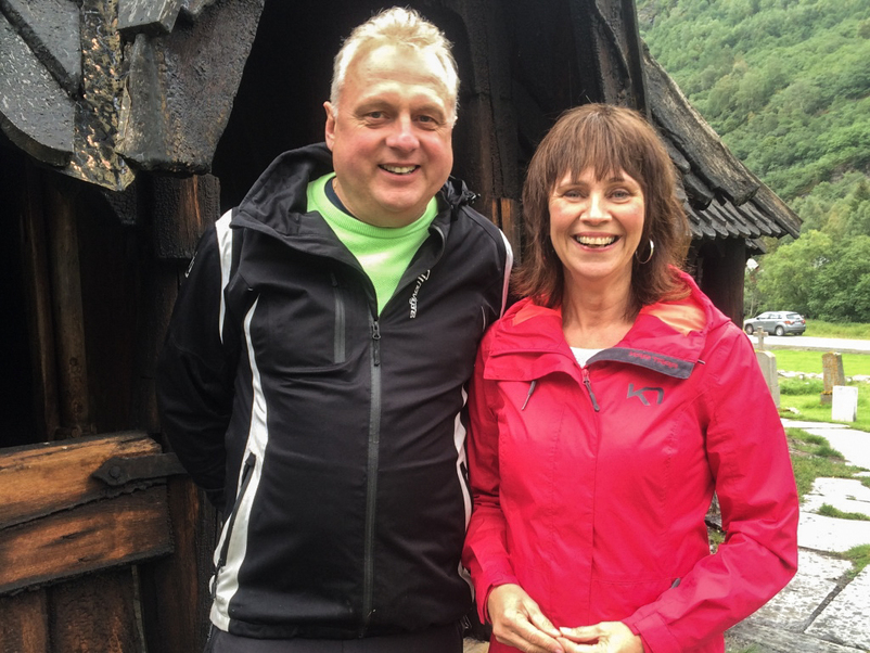 Jenny Følling og Jan Geir Solheim. Jenny Følling og Jan Geir Solheim