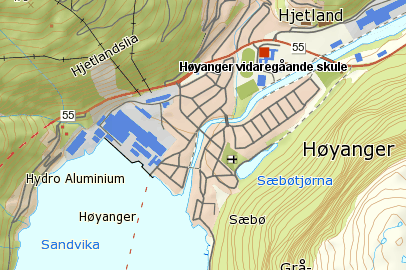 Kart Høyanger vgs.png