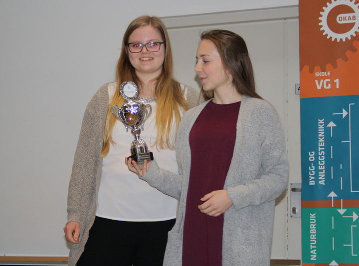 Fylkesmeistarane i Helsefagarbeidarfaget Iselin Malene Olsen og Marion Grotle frå YSK/TAF Helse Foto: Jarle Tonheim Fylkesmeistarane i Helsefagarbeidarfaget Iselin Malene Olsen og Marion Grotle frå YSK/TAF Helse