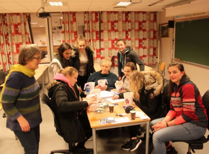 Stemningsbilde frå oppteljinga tysdag kveld Foto: Bjarne Husevåg Stemningsbilde frå oppteljinga tysdag kveld