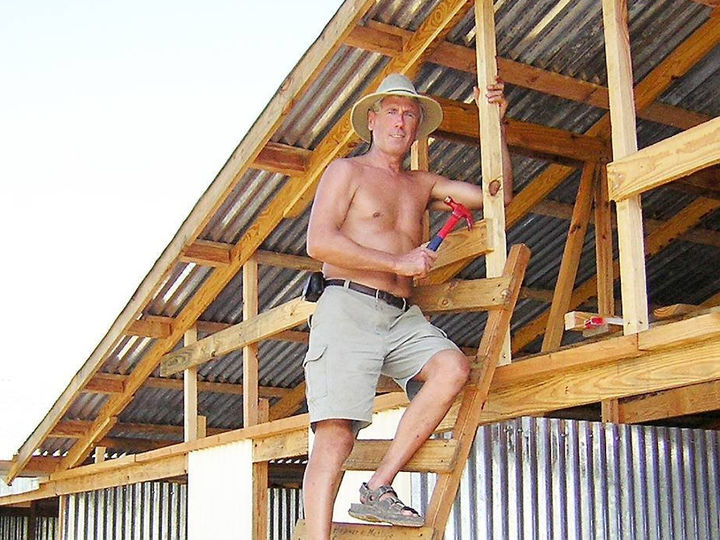 Ole Stenbakk på Haiti Foto: Firdaposten Ole Stenbakk på Haiti