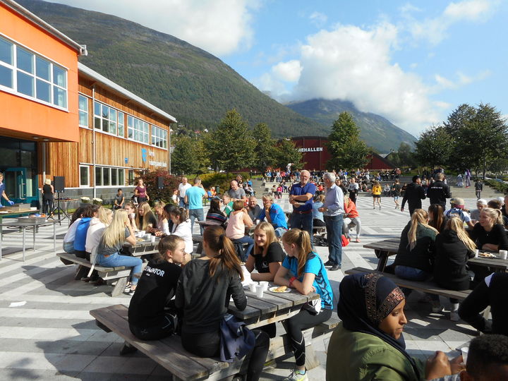 Bli kjent dag 2017. Foto: Stryn vidaregåande skule Bli kjent dag 2017. Foto: Stryn vidaregåande skule