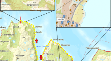 Området Hansnes - Grunnfjord