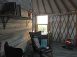 Innside The Yurt