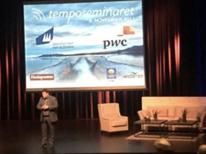 Konferansier Per-Øyvind Helle Foto: Andrea Lyng Konferansier Per-Øyvind Helle