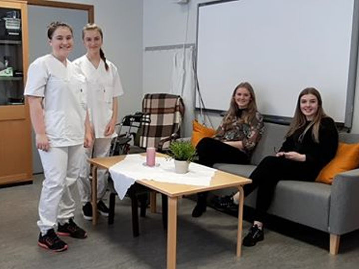 Vinnarlaget Helsearbeidarfaget Foto: Ida Gangeskar Vinnarlaget Helsearbeidarfaget
