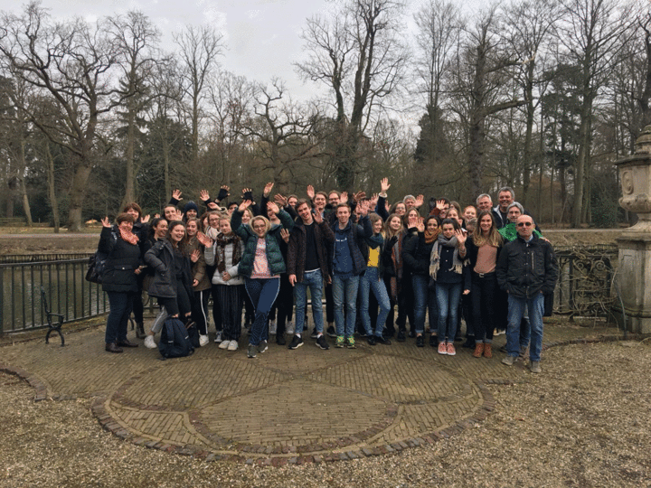 BIlde av elevar som deltek i Erasmus+ prosjektet