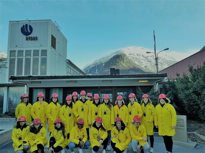 Studietur til Hydro Årdal Foto:ann-Cristin Sanden Studietur til Hydro Årdal Foto:ann-Cristin Sanden