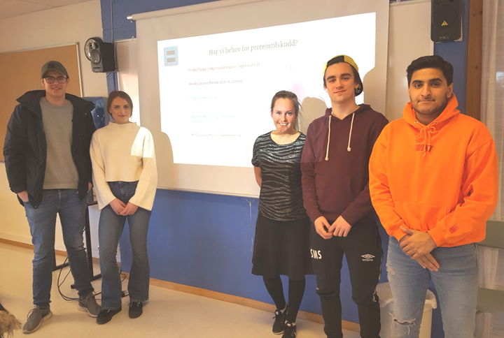 F.V Håkon Kongshaug, Kaya Røstøen Remme, Celine Gjønnes, Sondre Silden og Shehroz Rafique Foto: Liv Randi Myhre F.V Håkon Kongshaug, Kaya Røstøen Remme, Celine Gjønnes, Sondre Silden og Shehroz Rafique