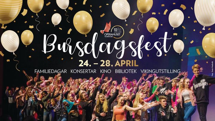 Bursdagsfest i Operahuset Nordfjord/Eid vidaregåande skule