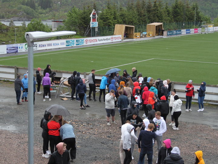Det var ingen ting å sei på matlysta Foto: Bjarne Husevåg Det var ingen ting å sei på matlysta