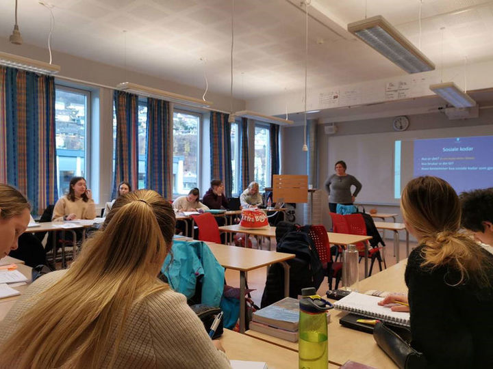 Føredrag i klasserom