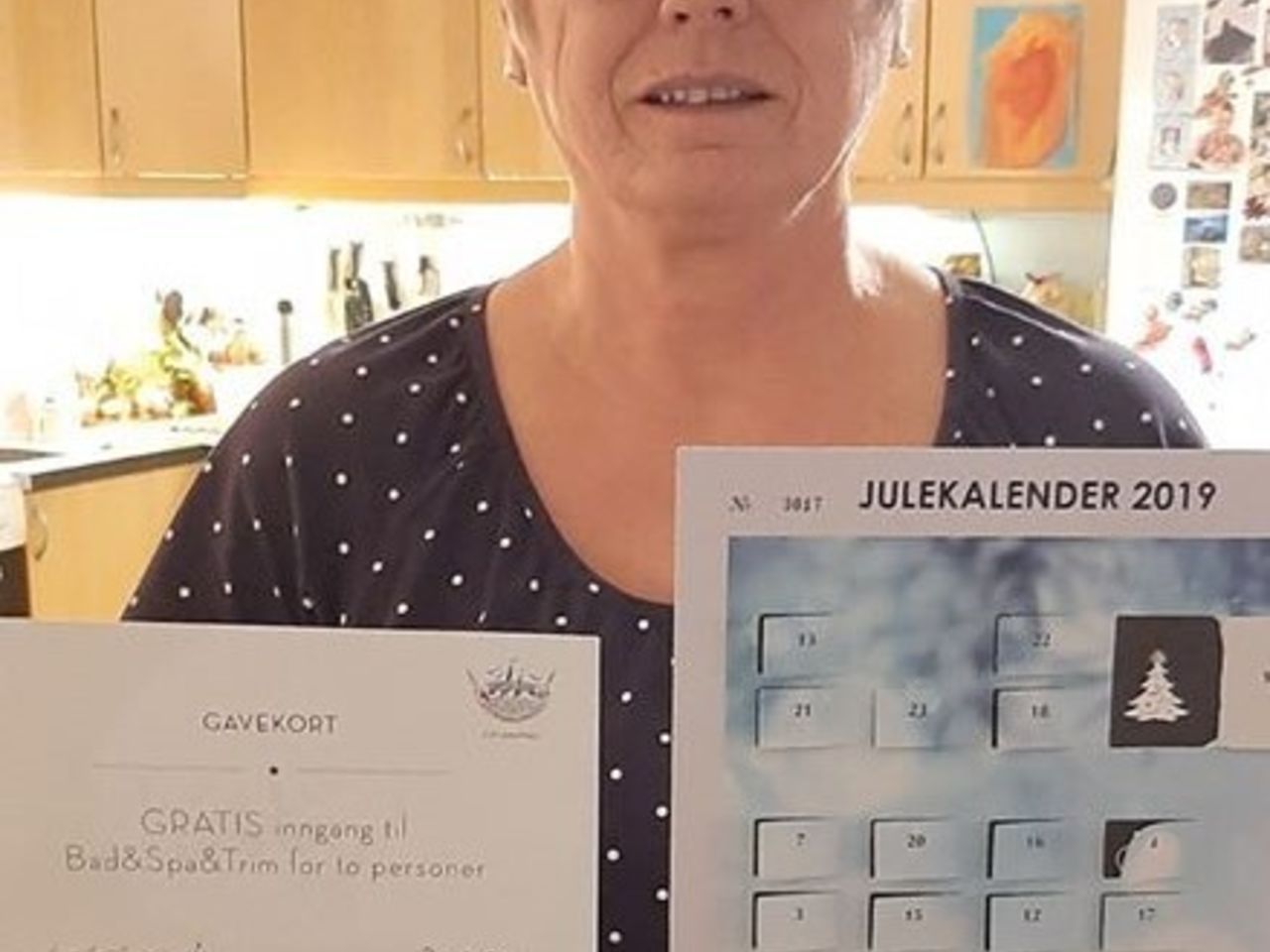 Wenche - vinner av hovedgevinst julekalender2019_2