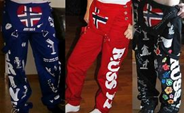 rødruss, blåruss og svartrussebukser rødruss, blåruss og svartrussebukser
