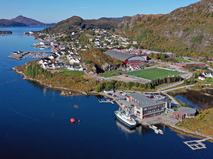 Foto: Frequency AS Skuleanlegget sett frå aust