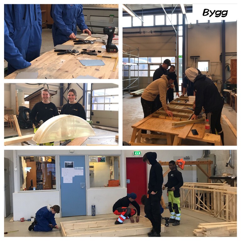 Bilder frå Byggavdelinga