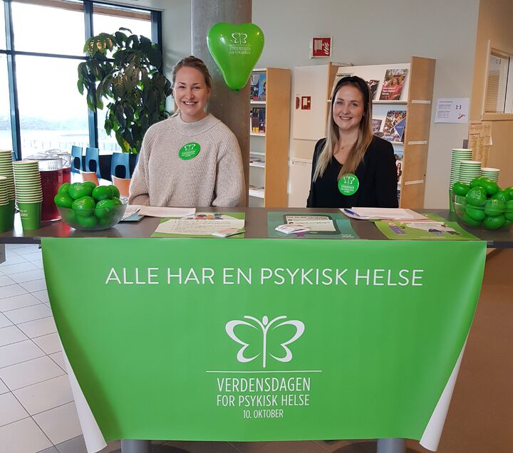 Psykisk helsearbeidar for barn og unge Kamilla Hatledal og helsesjukepleiar Hilde Nordnes. Foto: Stryn vgs Psykisk helsearbeidar for barn og unge Kamilla Hatledal og helsesjukepleiar Hilde Nordnes. Foto: Stryn vgs