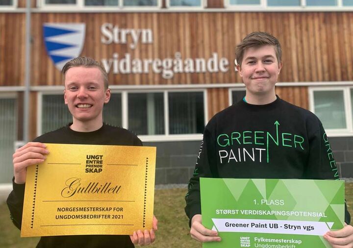 Greener Paint UB Foto: Fjordingen Greener Paint UB Foto: Fjordingen