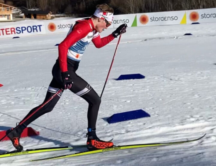 Hjalmar på ski Hjalmar på ski