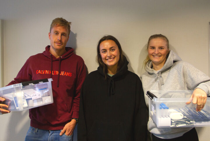 Roger Pollen, Julie Årøy og Sara Felde Liljedal Bilete av Roger Pollen, Julie Årøy og Sara Felde Liljedal