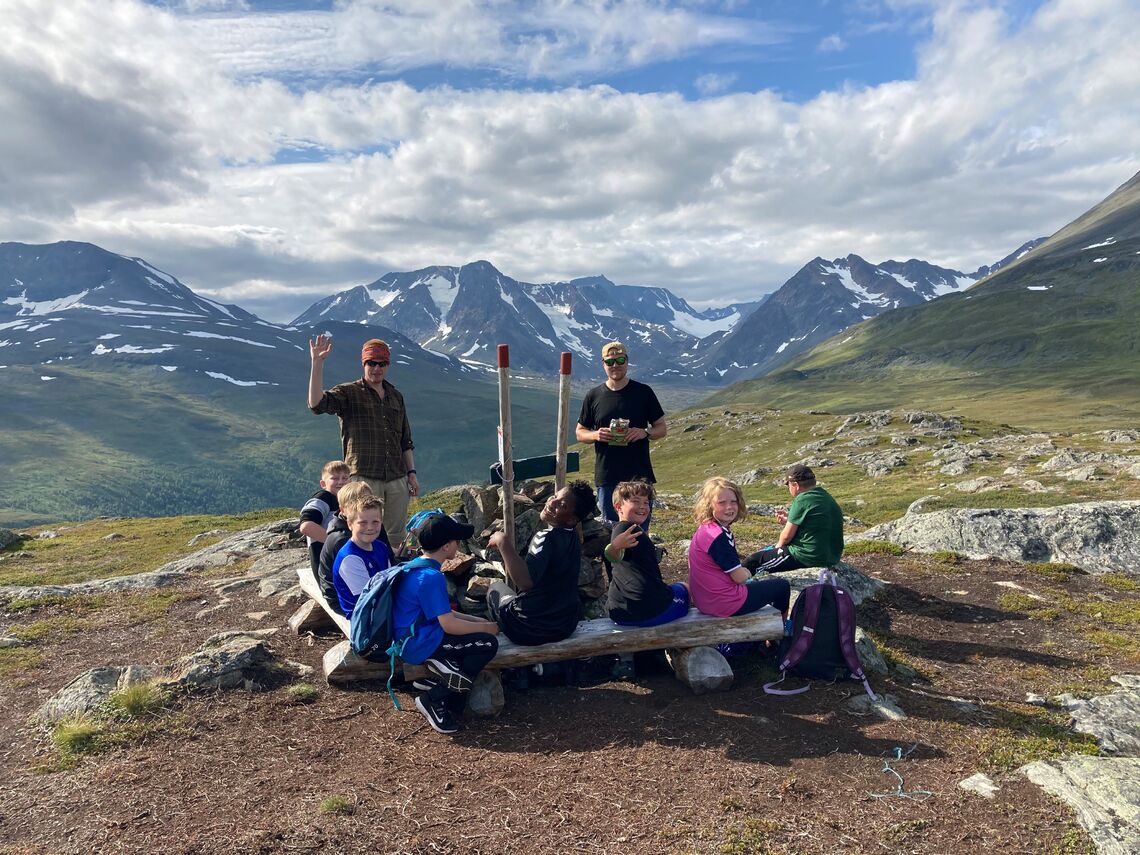 Friluftsskolen på Oksen i 2020. Foto: Lise Grønvoll Friluftsskolen på Oksen i 2020. Foto: Lise Grønvoll