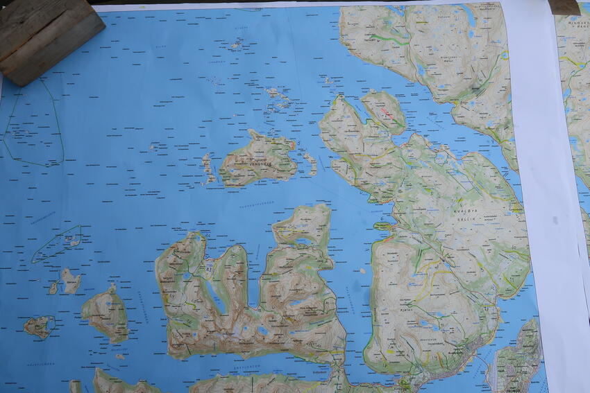 Kart Kvaløya nord