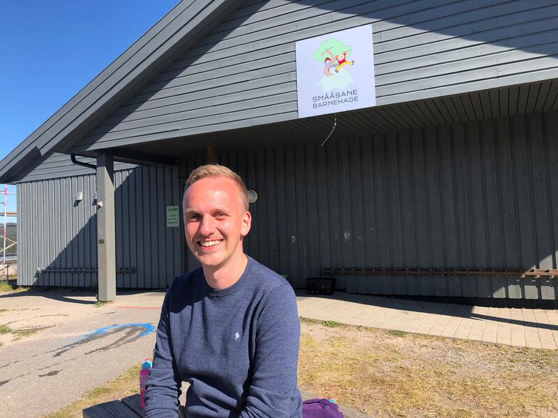 Petter Ruenes Jensen (29) er ny enhetsleder i Smååsane Barnehage.