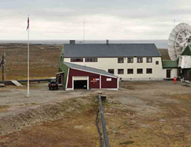 Isfjord Radio. Foto: Store Norske<br /><br />