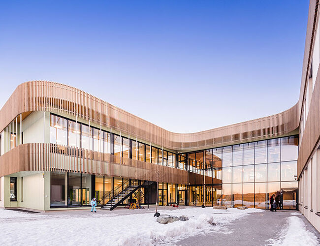 Torvbråten skole. Foto: Hundven-Clements Photography