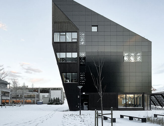 ZEB-laboratoriet i Trondheim. Foto: Link Arkitektur