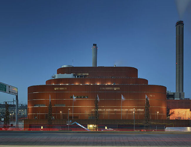 KVV6 (Kraftvarmeverk 6) er en del av Värtaverket som ligger i Hjorthagen i Stockholm. Foto: Fortum