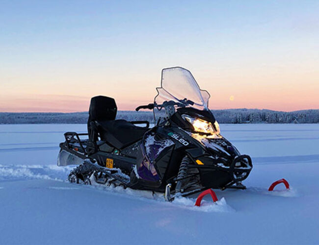 El-snøskuter. Foto: Aurora Powertrains