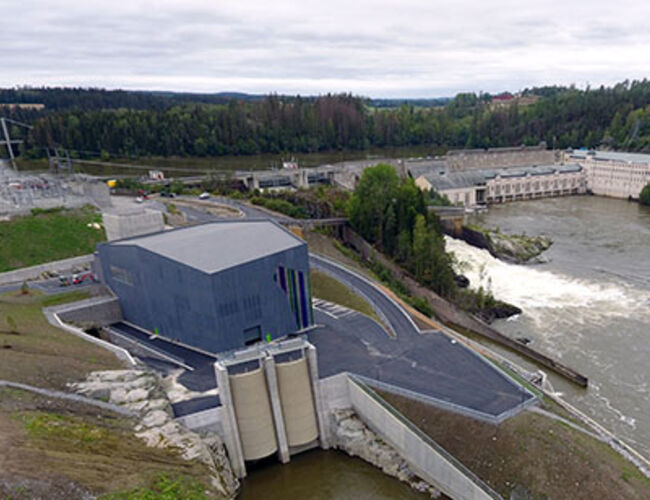 Kraftverket Vamma 12 er det største i sitt slag som er bygget i Europa de siste 30 år. Foto: E-CO Energi