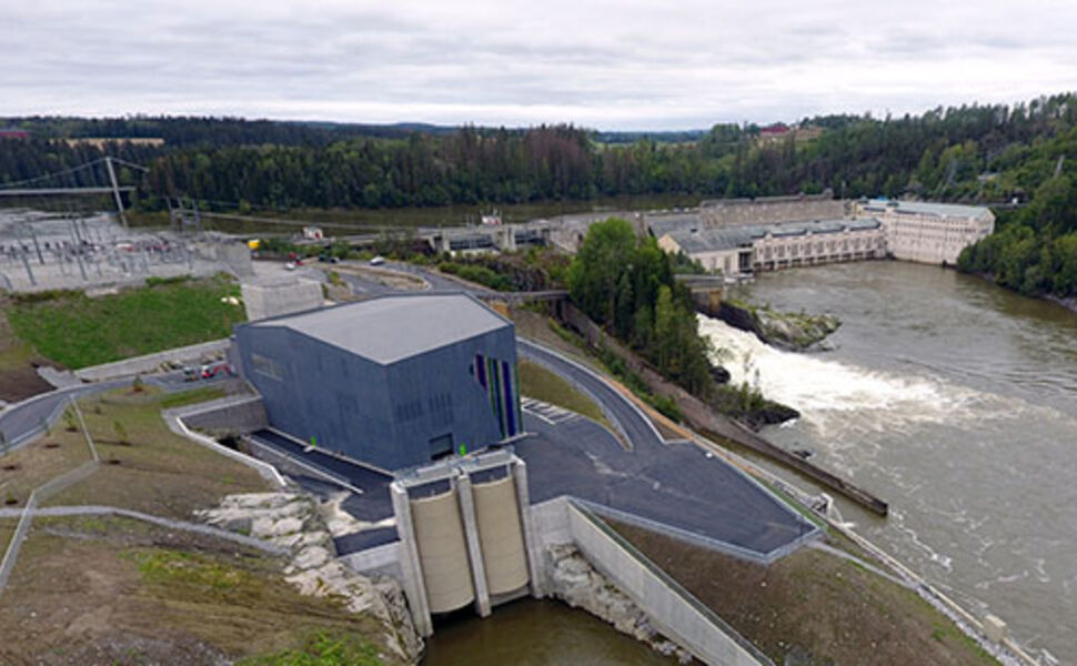 Kraftverket Vamma 12 er det største i sitt slag som er bygget i Europa de siste 30 år. Foto: E-CO Energi