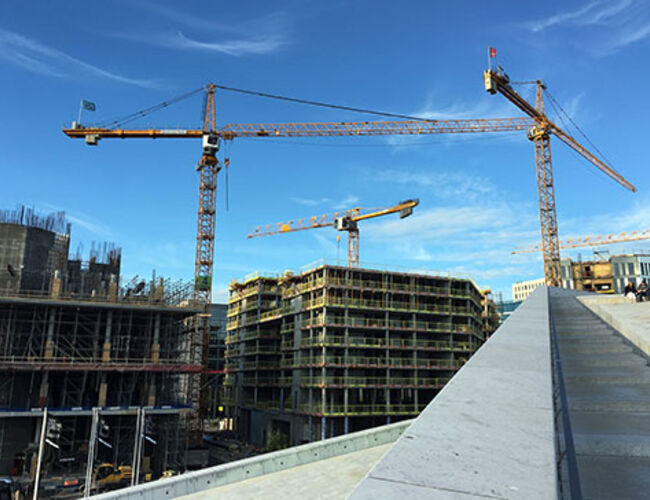 Fra 2022 blir det forbudt å fyre med mineralolje på norske byggeplasser. Foto: Norsk Fjernvarme.