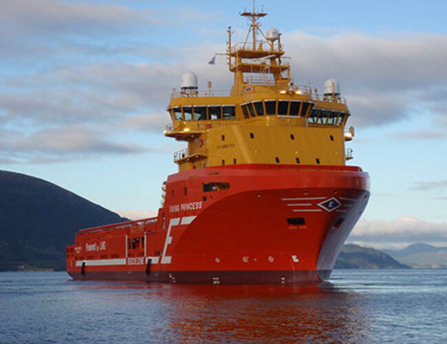 Eidesvik Shippings offshore-fartøy Viking Princess. Foto: Eidesvik Shipping