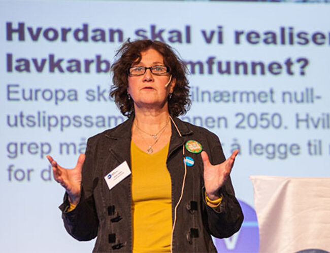 Daglig leder Heidi Juhler i Norsk Fjernvarme mener Regjeringen må skifte gir i det grønne skiftet. Foto: Johnny Syversen/Norsk Fjernvarme