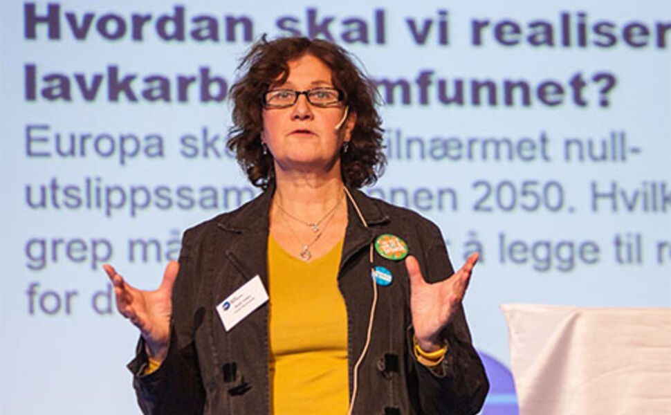 Daglig leder Heidi Juhler i Norsk Fjernvarme mener Regjeringen må skifte gir i det grønne skiftet. Foto: Johnny Syversen/Norsk Fjernvarme