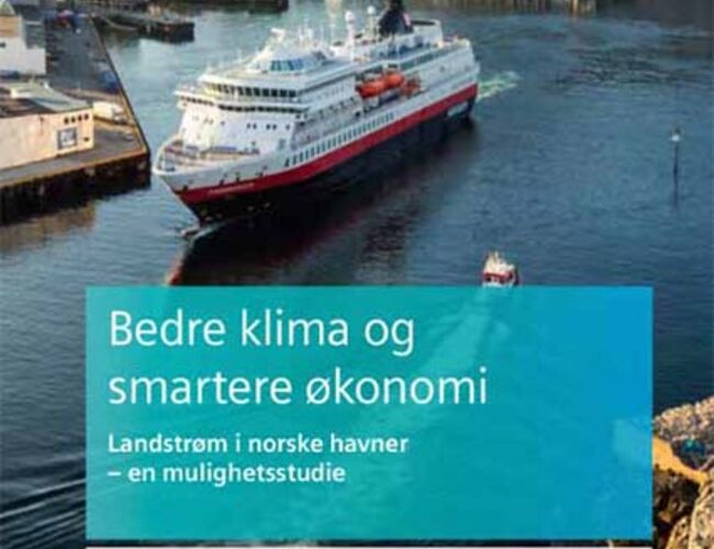 Siemens har i samarbeid med Bellona, Elektroforeningen og Nelfo gjennomført en mulighetsstudie for landstrøm i norske havner. Funnene blir presentert i forbindelse med Arendalsuka.